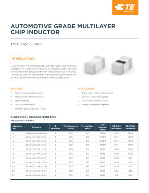 36550603J22NT datasheet cover page