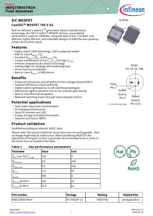 IMDQ75R007M2H datasheet cover page