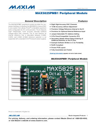 MAX5825PMB1 数据手册首页