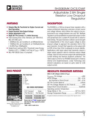 RH3083MK datasheet cover page
