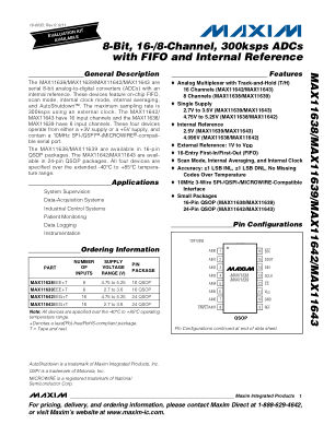 MAX11638-MAX11643 datasheet cover page