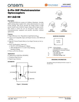 H11AG1M 数据手册首页