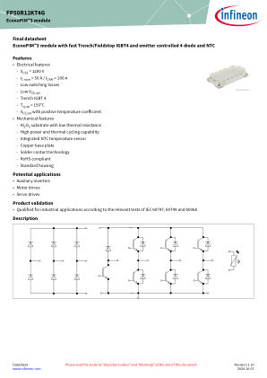 FP50R12KT4G datasheet cover page