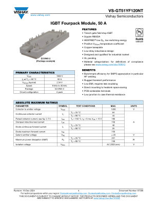 VS-GT51YF120NT 数据手册首页