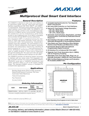 DS8007A datasheet cover page