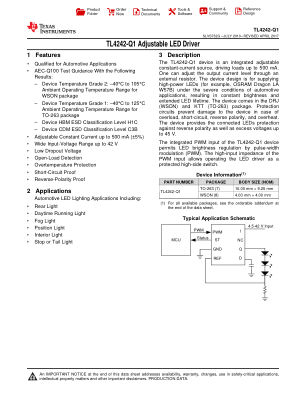 TL4242-Q1 datasheet cover page