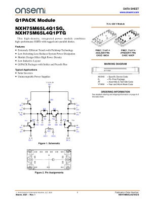 NXH75M65L4Q1SG 数据手册首页