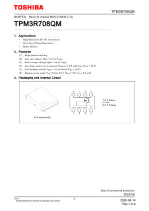 TPM3R708QM 数据手册首页
