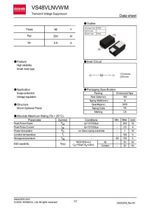 VS48VLNVWMTR 数据手册首页