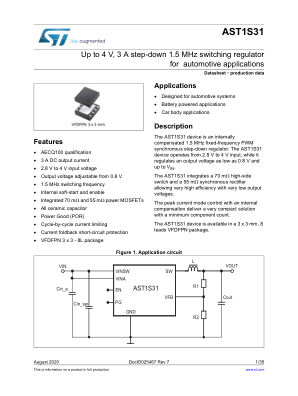 AST1S31 数据手册首页