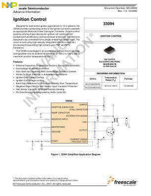 MC33094 datasheet cover page