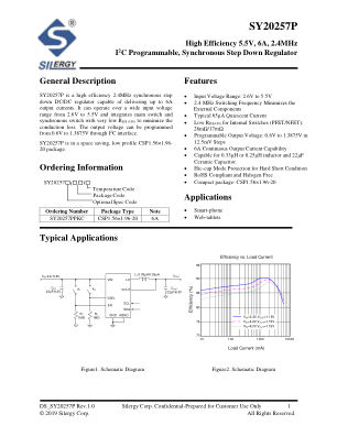 SY20257PPKC datasheet cover page