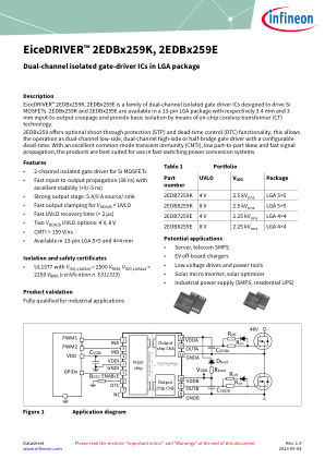 2EDB7259E datasheet cover page