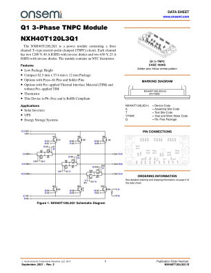 NXH40T120L3Q1 数据手册首页