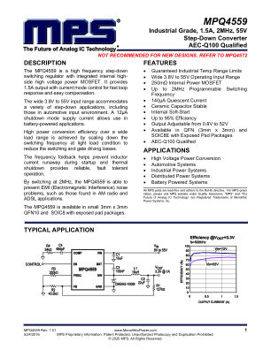MPQ4559 datasheet cover page