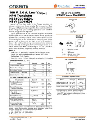 NSS1C201MZ4 数据手册首页