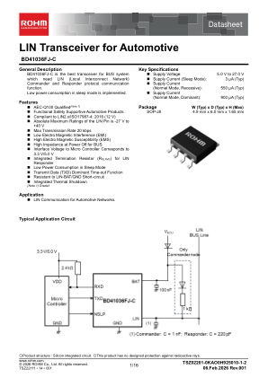 BD41036FJ-C datasheet cover page