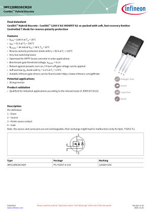 IMY120R036CM2H 数据手册首页