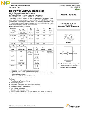 MMRF1304L 数据手册首页