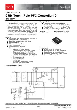 BM85060FV 数据手册首页