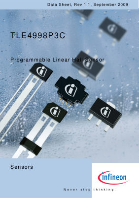 TLE4998P3C 数据手册首页