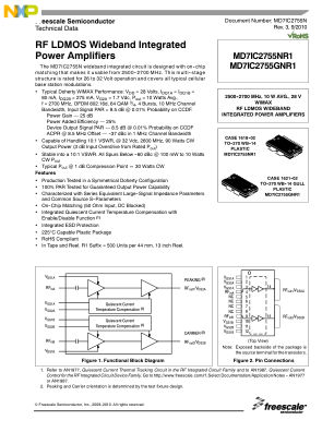 MD7IC2755N datasheet cover page