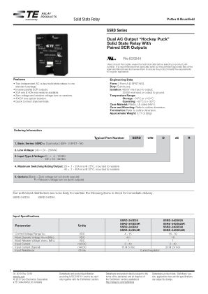 SSRD-240D40R 数据手册首页