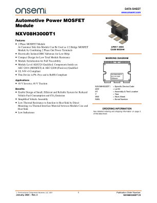 NXV08H300DT1 datasheet cover page
