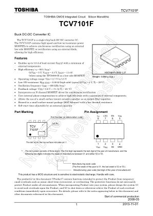 TCV7101F 数据手册首页