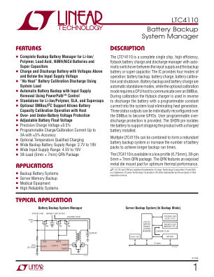 4110FB datasheet cover page