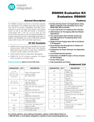 DS8005-KIT 数据手册首页