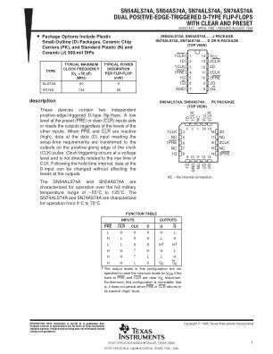 SN74AS74A 数据手册首页