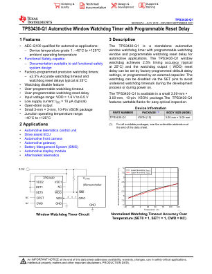 TPS3430-Q1 datasheet cover page