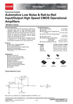 BD7282YFJ-C datasheet cover page