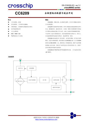 CC6209 datasheet cover page