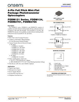 FODM2705 datasheet cover page