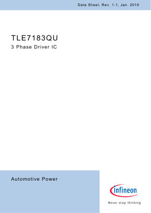TLE7183QU 数据手册首页