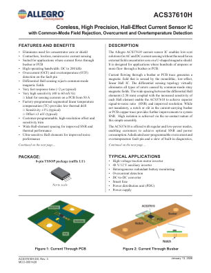 ACS37610H datasheet cover page
