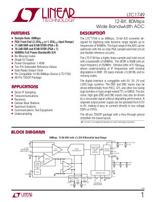 1749F datasheet cover page