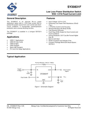 SY20831FAAT datasheet cover page