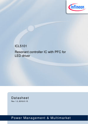 ICL5101 datasheet cover page