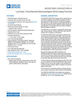 ADAS1000-3 datasheet cover page