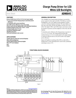ADM8845 数据手册首页