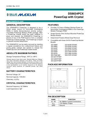 DS9034I-PCX-DS9034PCX datasheet cover page