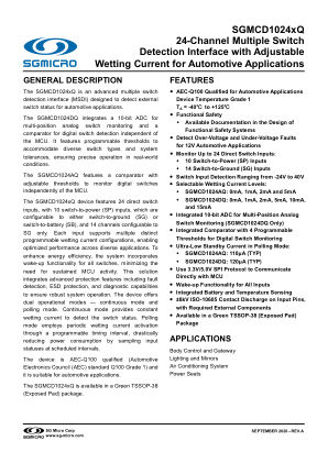 SGMCD1024XQ datasheet cover page
