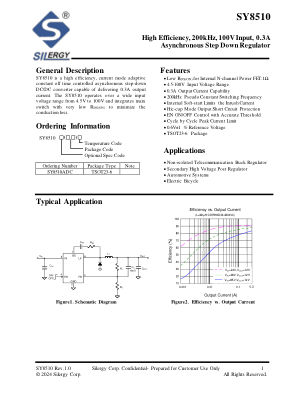 SY8510ADC datasheet cover page