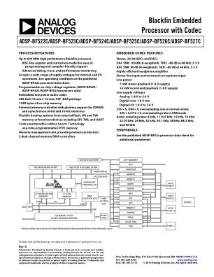 ADSP-BF522C datasheet cover page