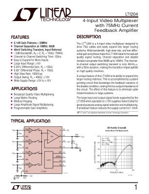 1204FAS datasheet cover page