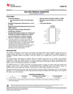 UC2901-EP datasheet cover page