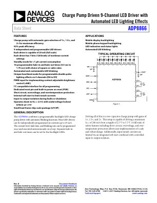 ADP8866 datasheet cover page